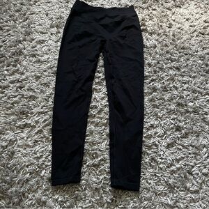 gymshark black leggings size medium